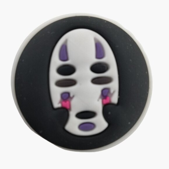 Studio Ghibli Shoe Charm Anime Ghost Face Skull - Picture 1 of 3